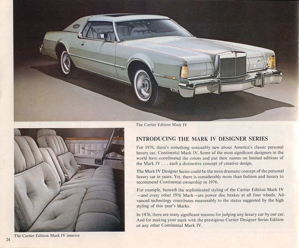 1976 Lincoln Mercury Brochure Page 24